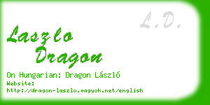 laszlo dragon business card